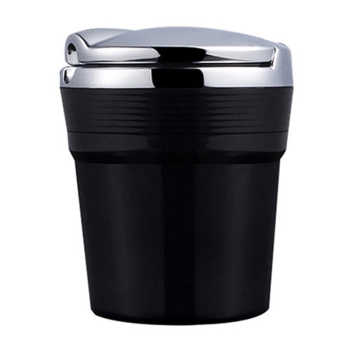 Party und Autoaschenbecher LED schwarz Ascher Glutfang